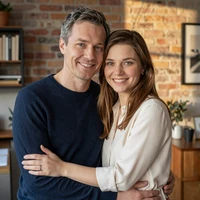 Mike and Oksana Reynolds, married couple from Chicago and Kyiv